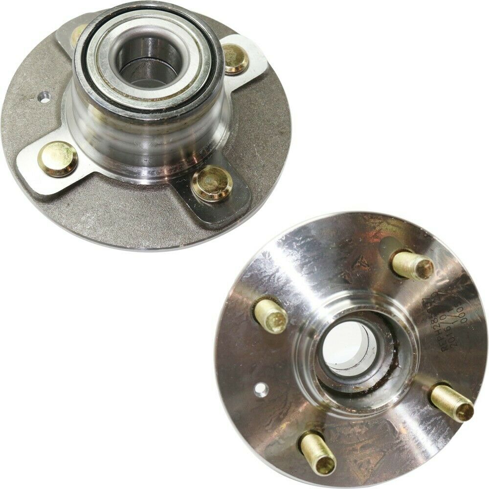 Teledu For 00-06 Hyundai Accent Pair Rear Side Wheel Hub and Bearing Assembly 512193