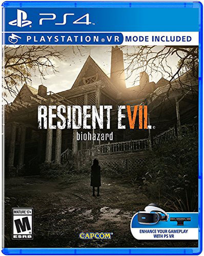 Uncharted 4, VR Game Disc Resident Evil 7:Biohazard, Sony PlayStation VR Bundle 5 Items:VR Headset, PlayStation Camera, PlayStation Move Motion Controllers, PlayStation 4 Slim 500GB Console