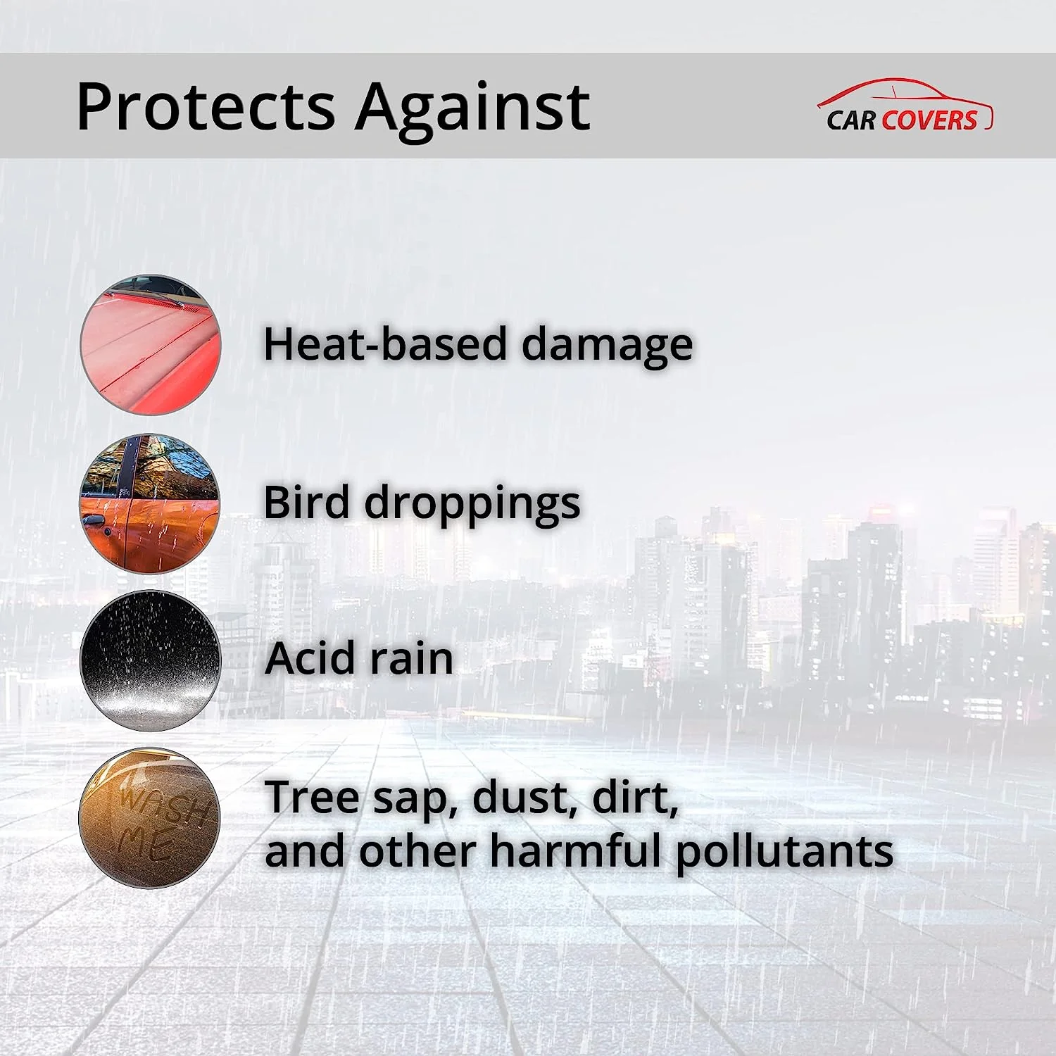 Car Cover Compatible with Chevrolet 2002-2013 Avalanche Crew Cab with Camper Shell Weatherproof Light Outdoor Multilayered Durable Truck Cover  for Sun, High Moisture Climates