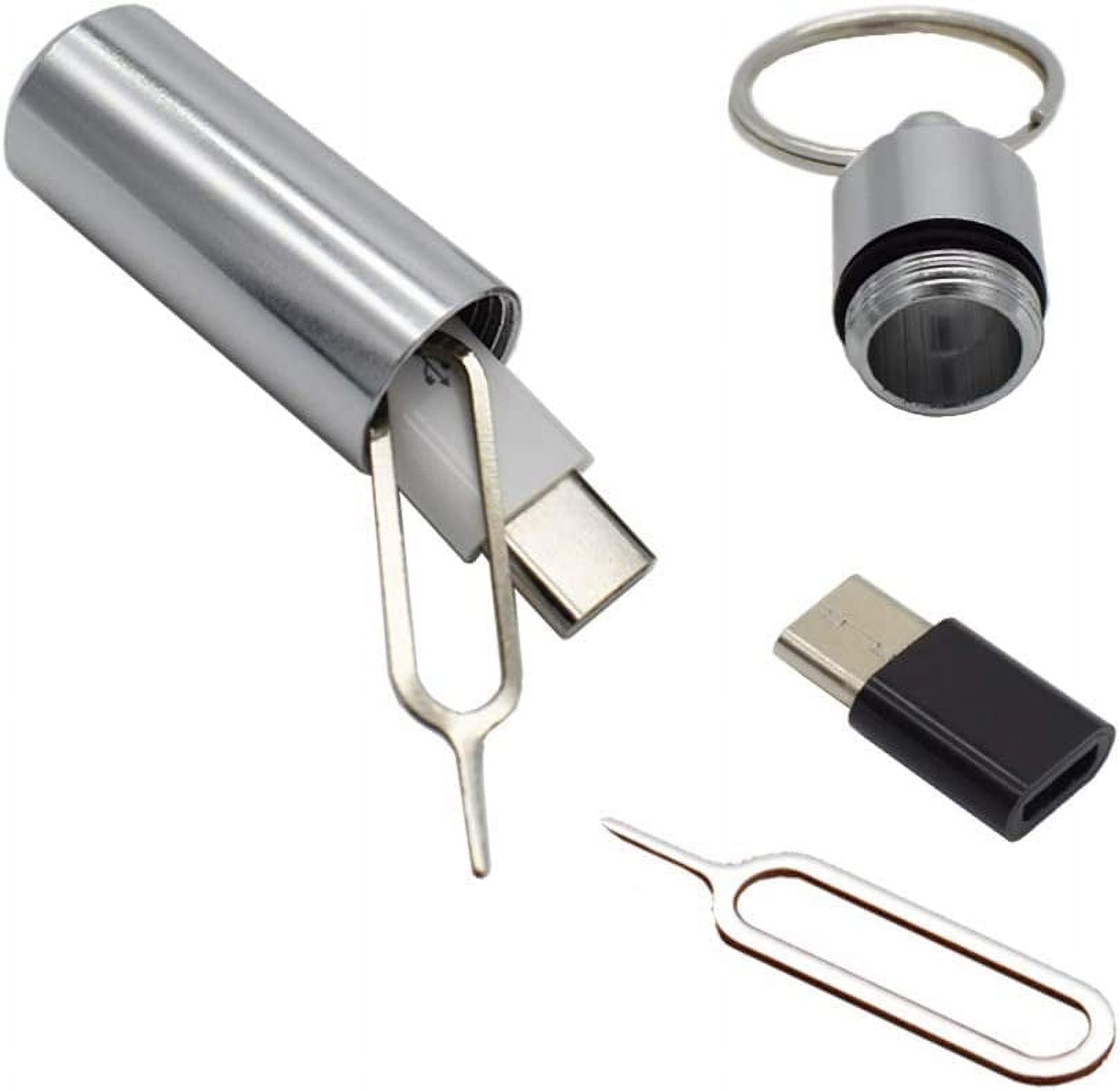 USB/Type-C to Micro USB Adapter OTG [2pack],UL Charge & Data Sync Converts, Works with Samsung Galaxy S8, S8+,S9