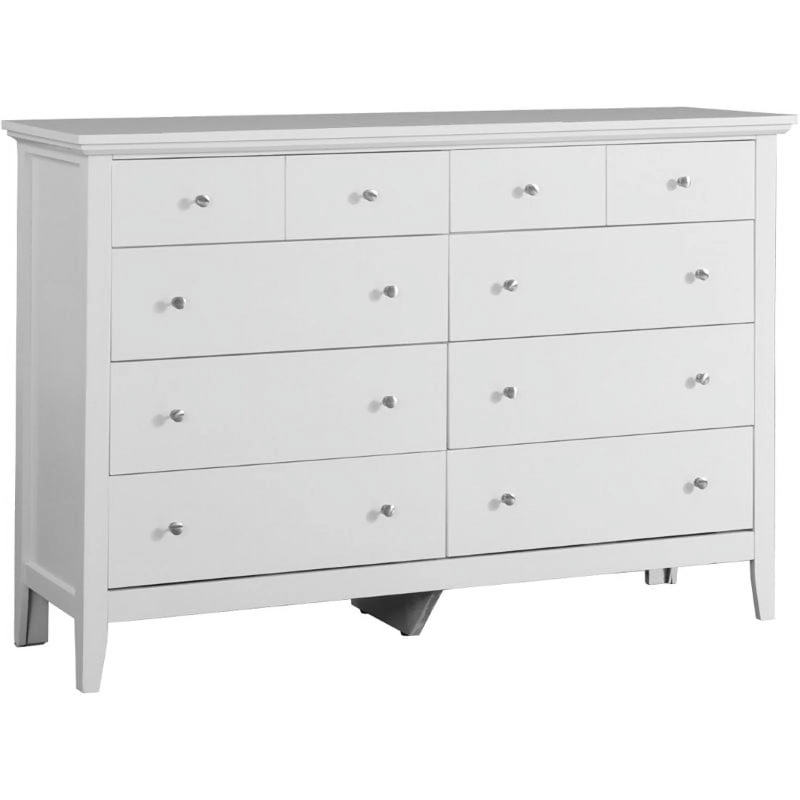 Home Square 3-Piece Set with Twin Panel Bed Dresser & 3-Drawer Nightstand