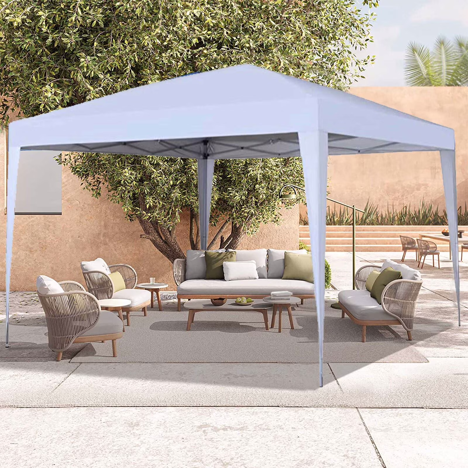 Mother's Day Sales - 10 Ft. W x 10 Ft. D Steel Party Tent Canopy
