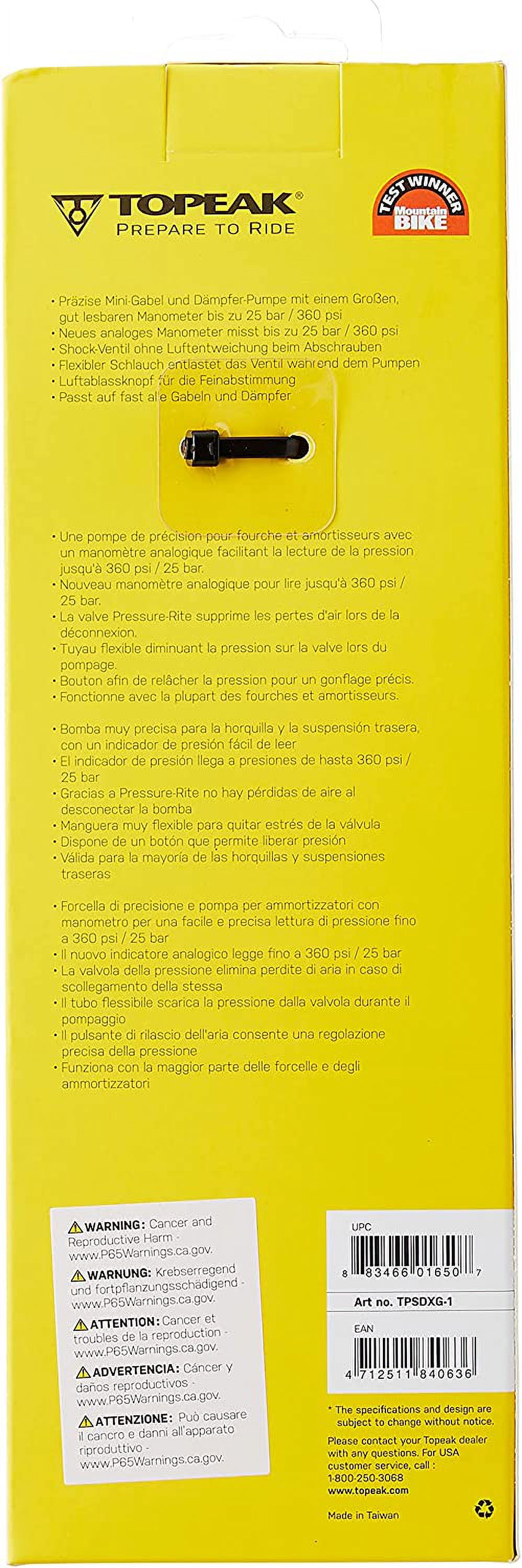 Topeak Pocket Shock DXG Pump