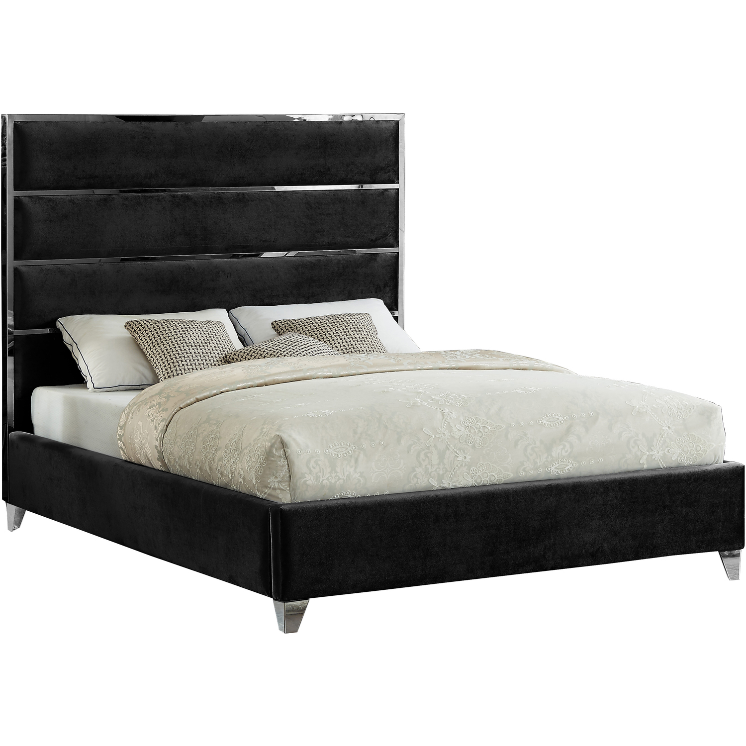 Maykoosh Mountain Majesty Black Velvet King Bed