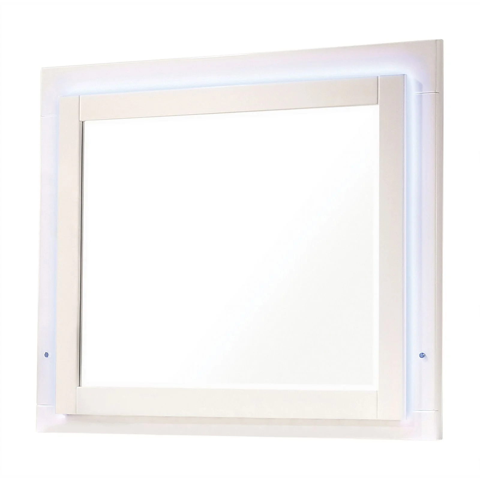 Pemberly Row 4-Piece Faux Leather California King Bedroom Set in White