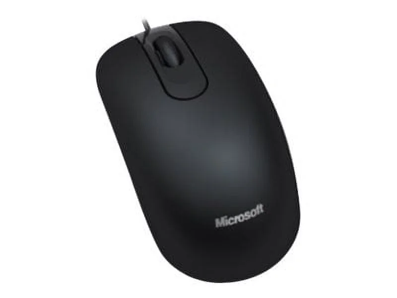Microsoft Basic Optical Mouse for Business - Mouse - right and left-handed - optical - 3 buttons - wired - PS/2, USB - black