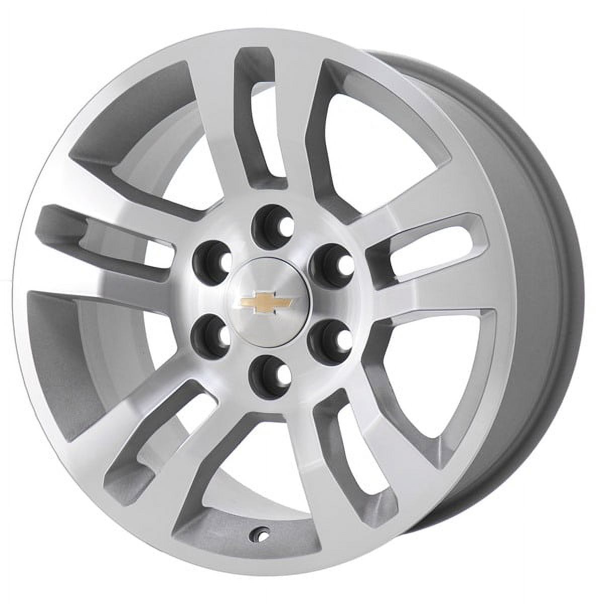 CHEVROLET SILVERADO 1500 2014 - 2019 MACHINED SILVER Factory OEM Wheel Rim (Not Replicas)