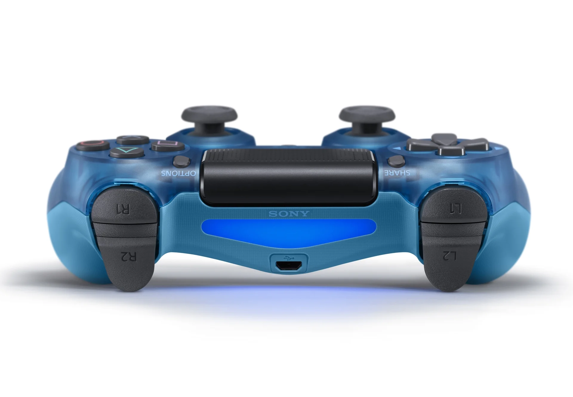 Sony PlayStation 4 DualShock 4 Controller, Blue Crystal, WMT Exclusive