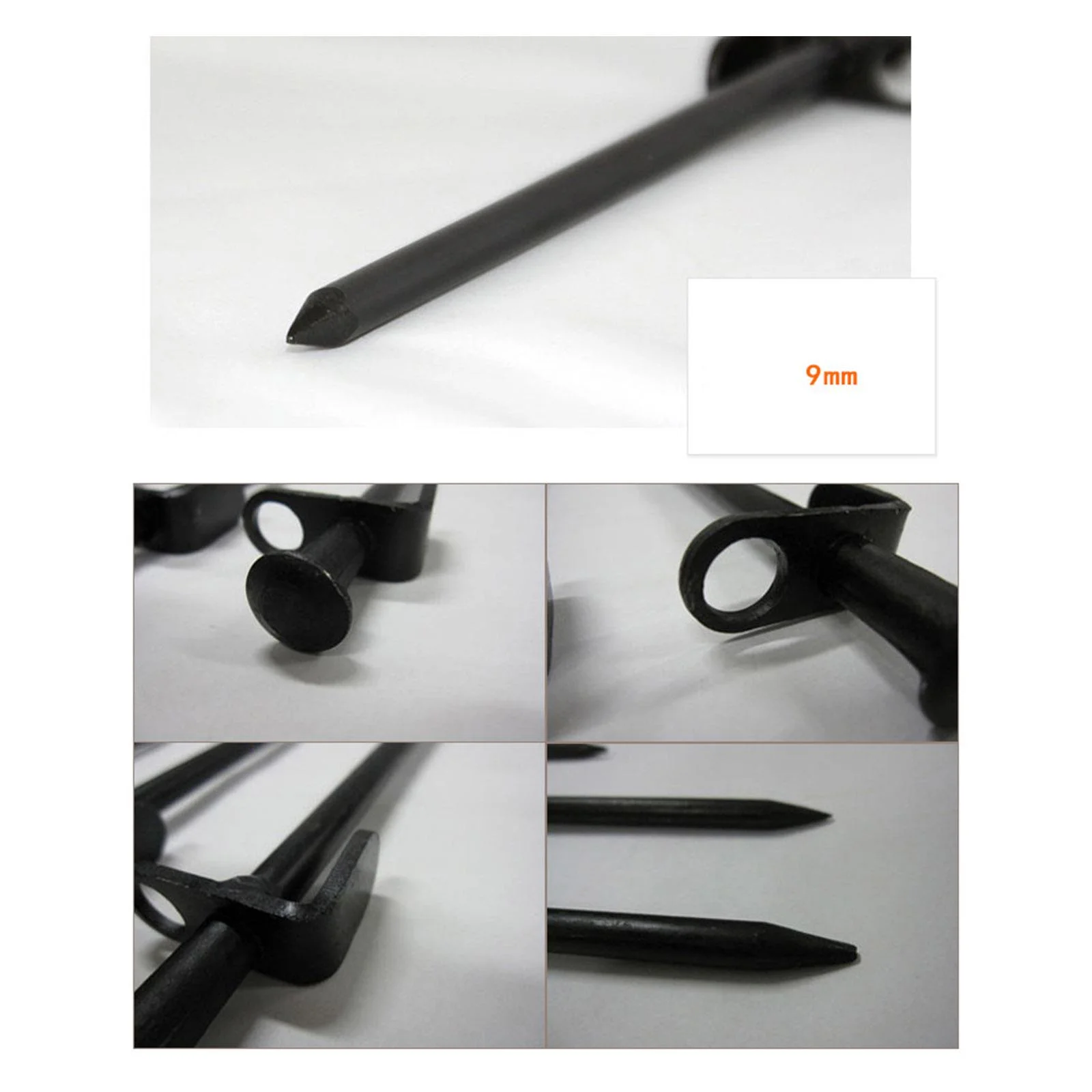 40cm Tent Stake Deluxe Heavy Duty Hiking Inflexible Tent