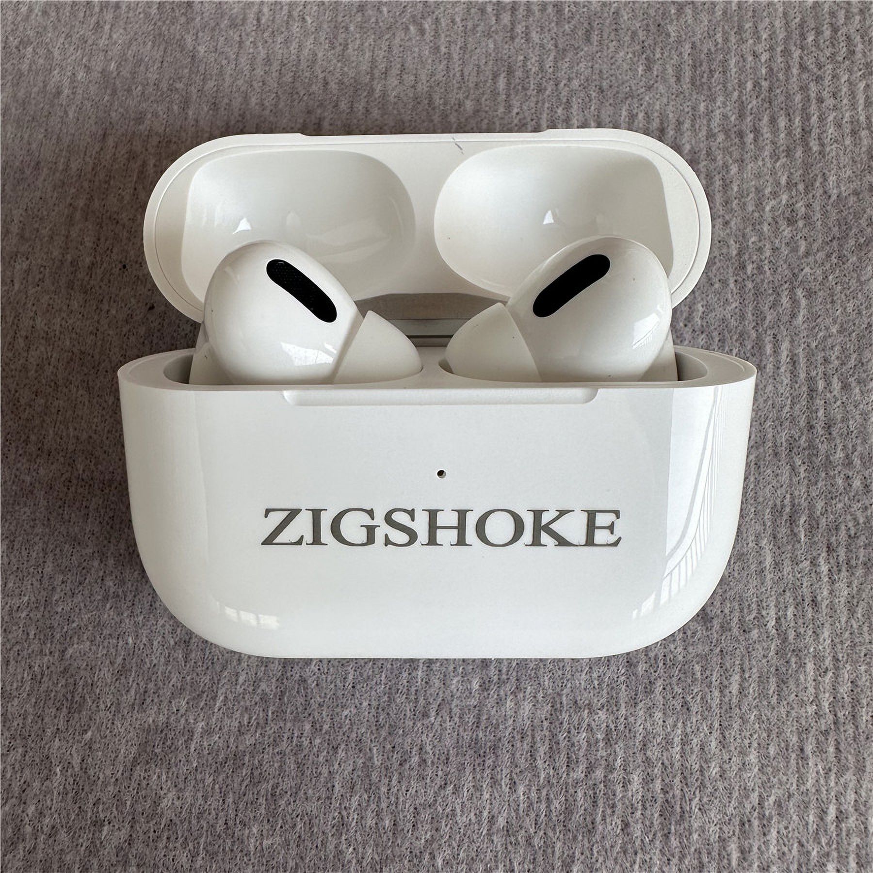 ZIGSHOKE Wireless Earbuds Bluetooth Headphones Touch Control with Wireless Charging Case IPX8 Waterproof