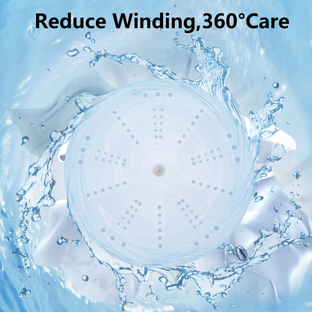 Compact Dual-Function Washing Machine - 14.3lb - Powerful Cleaning