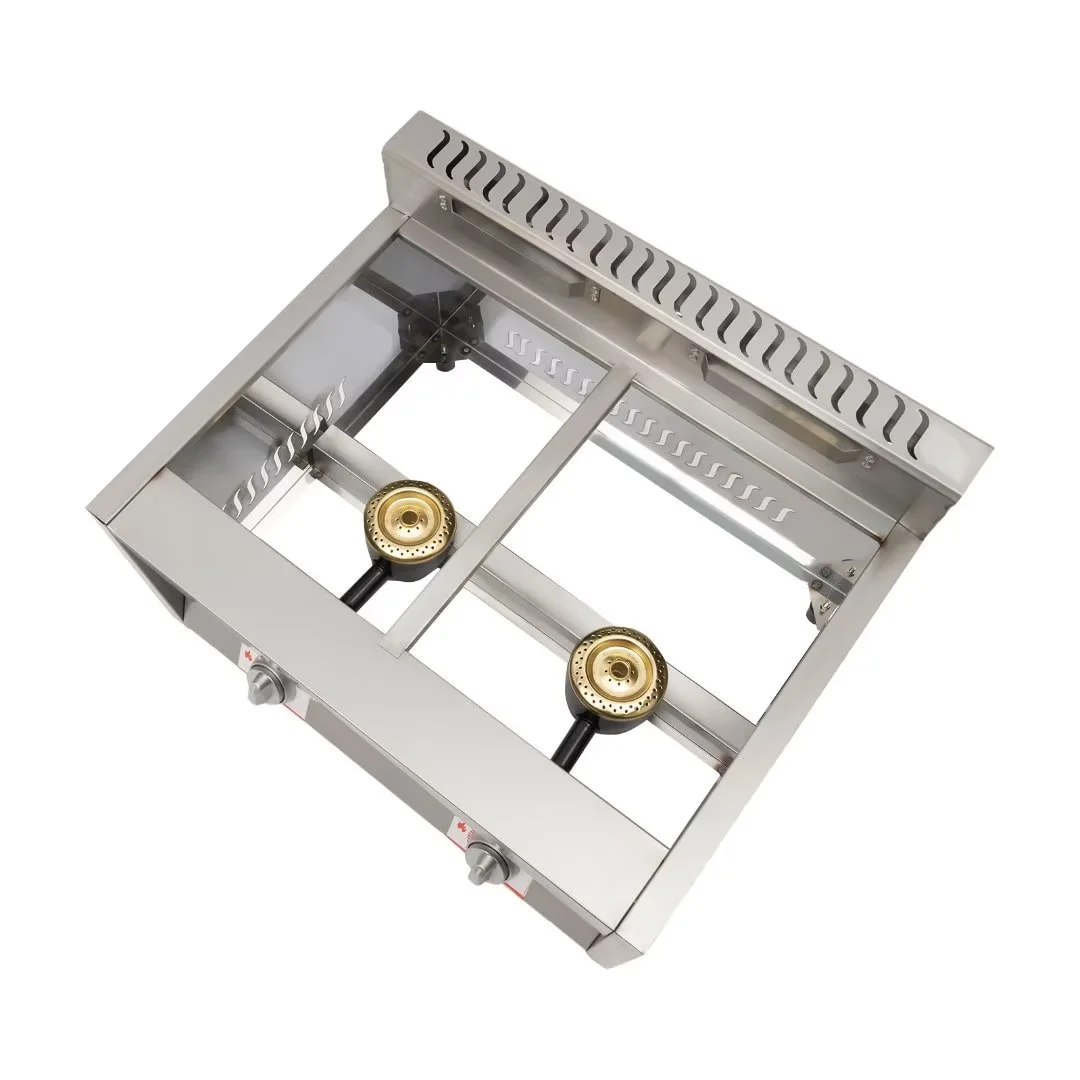 TFCFL 2-Pan 400 fl oz Commercial Gas Bain Marie Buffet Countertop Food Warmer Steam Cooking Heating Pot 26.79