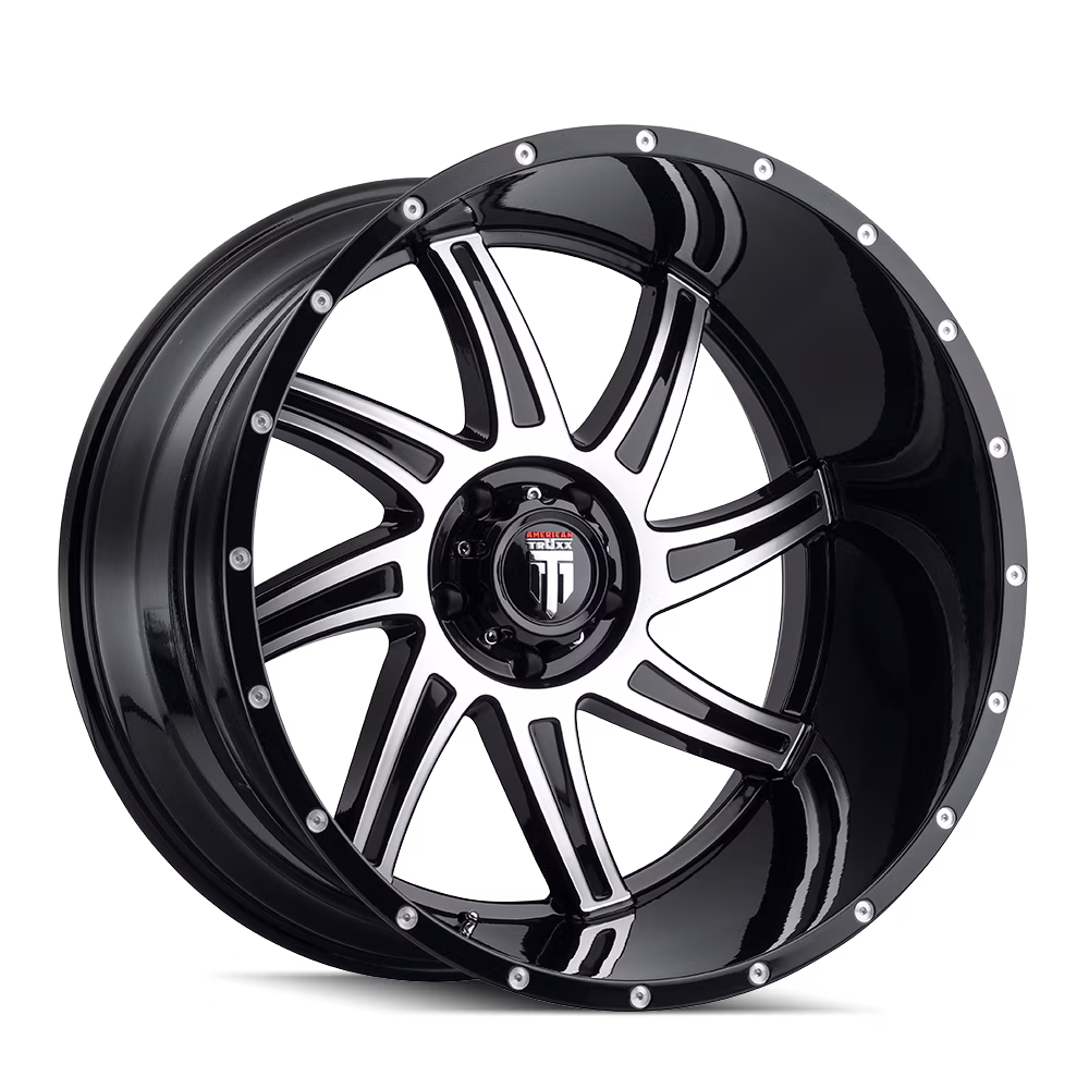 American Truxx Vortex-At162 22X12 5X150 -44Et 110.3Cb Black/Machined