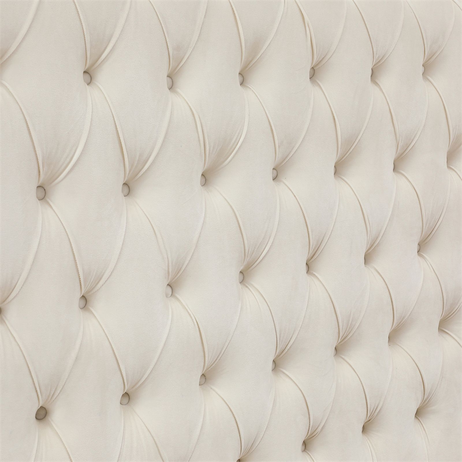 Home Square 2-Piece Set with Upholstered King Bed & 5 Drawer Chest in Cream