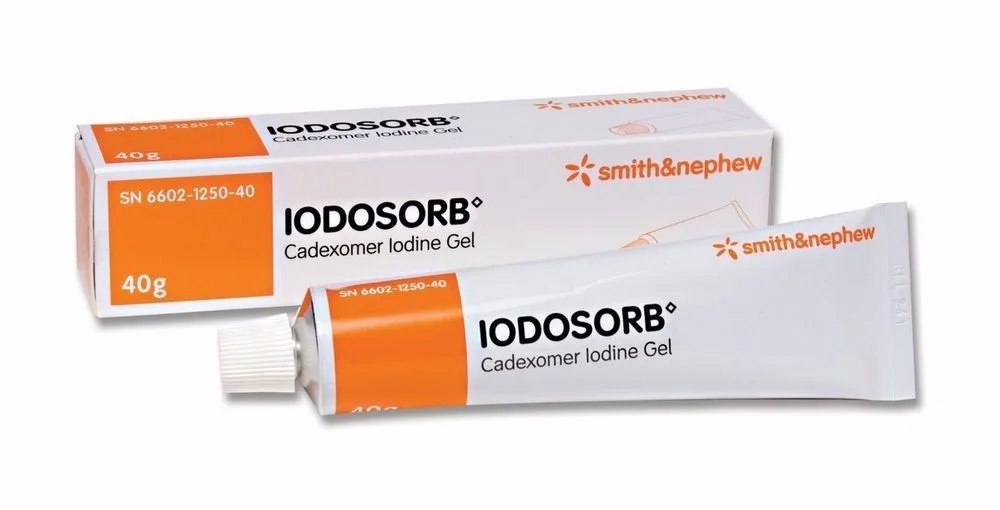 Smith & Nephew Iodosorb Cadexomer Iodine Gel Dressing 1.40 oz (Pack of 2)