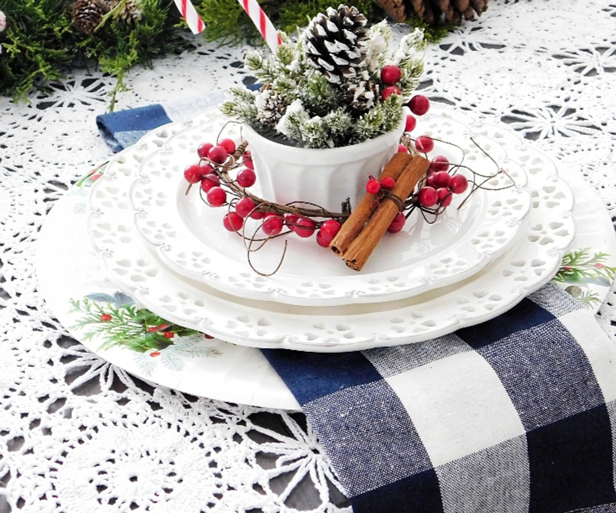 All Cotton and Linen Kitchen Towels, Cotton Dish Towels, Buffalo Plaid Hand Towels, Farmhouse Tea Towels, Set of 6, 18 x 28