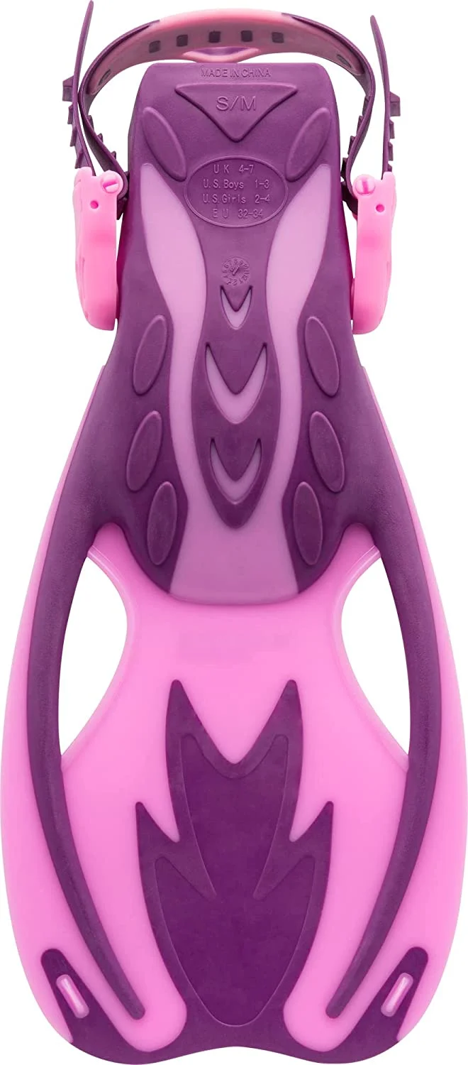 Cressi Rocks Kid Fins - Pretty in Pink - Small/Medium