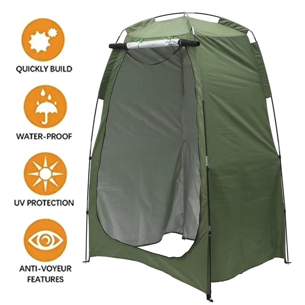 HOTBEST Changing Room Privacy Tent Instant Portable Outdoor Shower Tent Camp Toilet Rain Shelter for Camping & Beach Lightweight & Sturdy Easy Set Up Foldable with Carry Bag