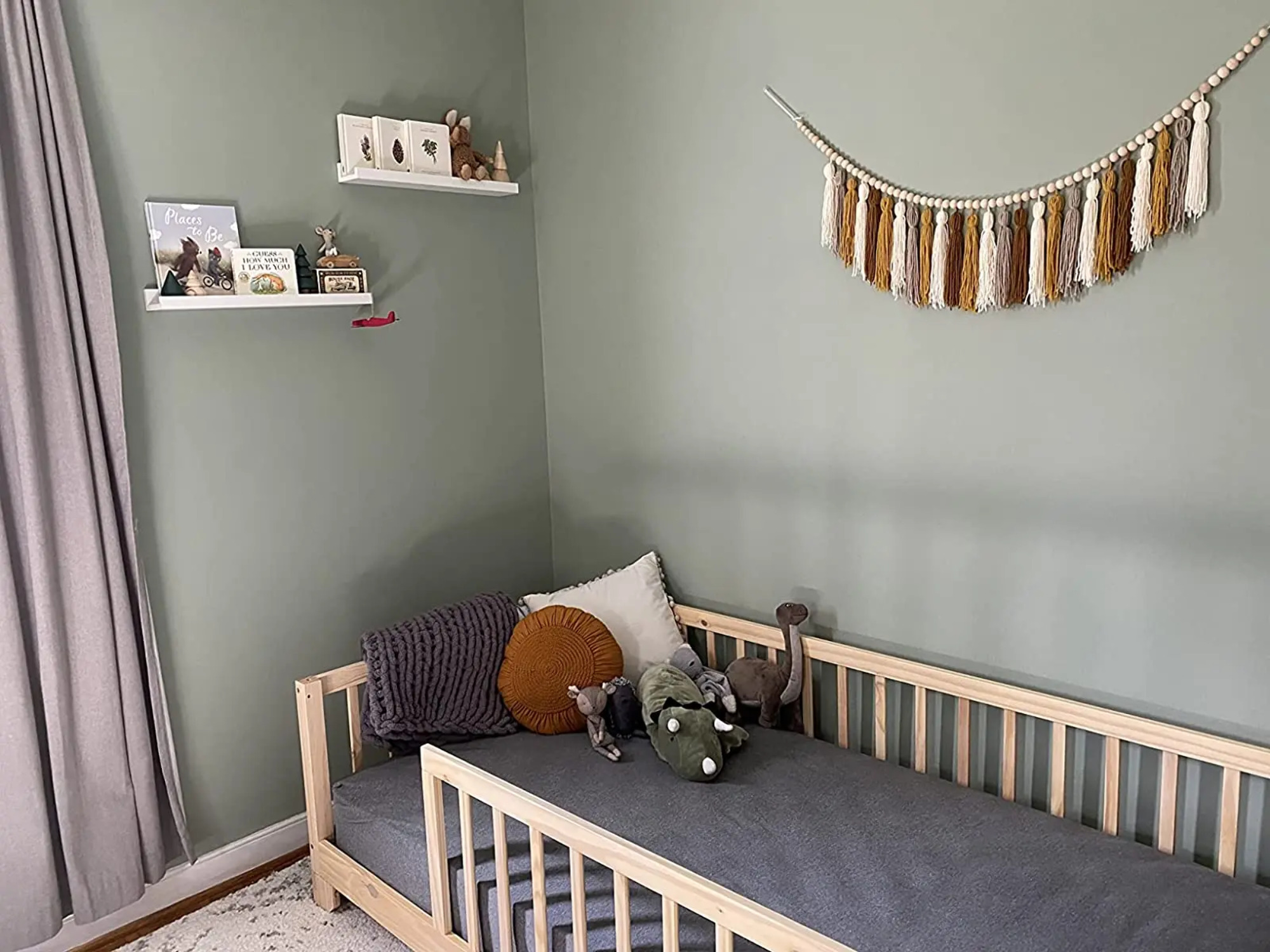 Custom Kids Furniture Aiden Toddler House Bed with Rails