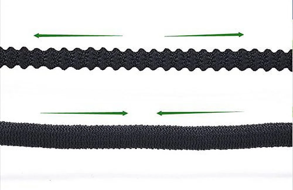 SOGA 50 Ft Expandable Garden Hose with Spray Nozzle 9 Switch Patterns of Watering Hose, Garden Wash Hose, Car Wash, Latex Tube Pipe Solid Brass Durable, Pet Showering Wash Include Hanger - Black
