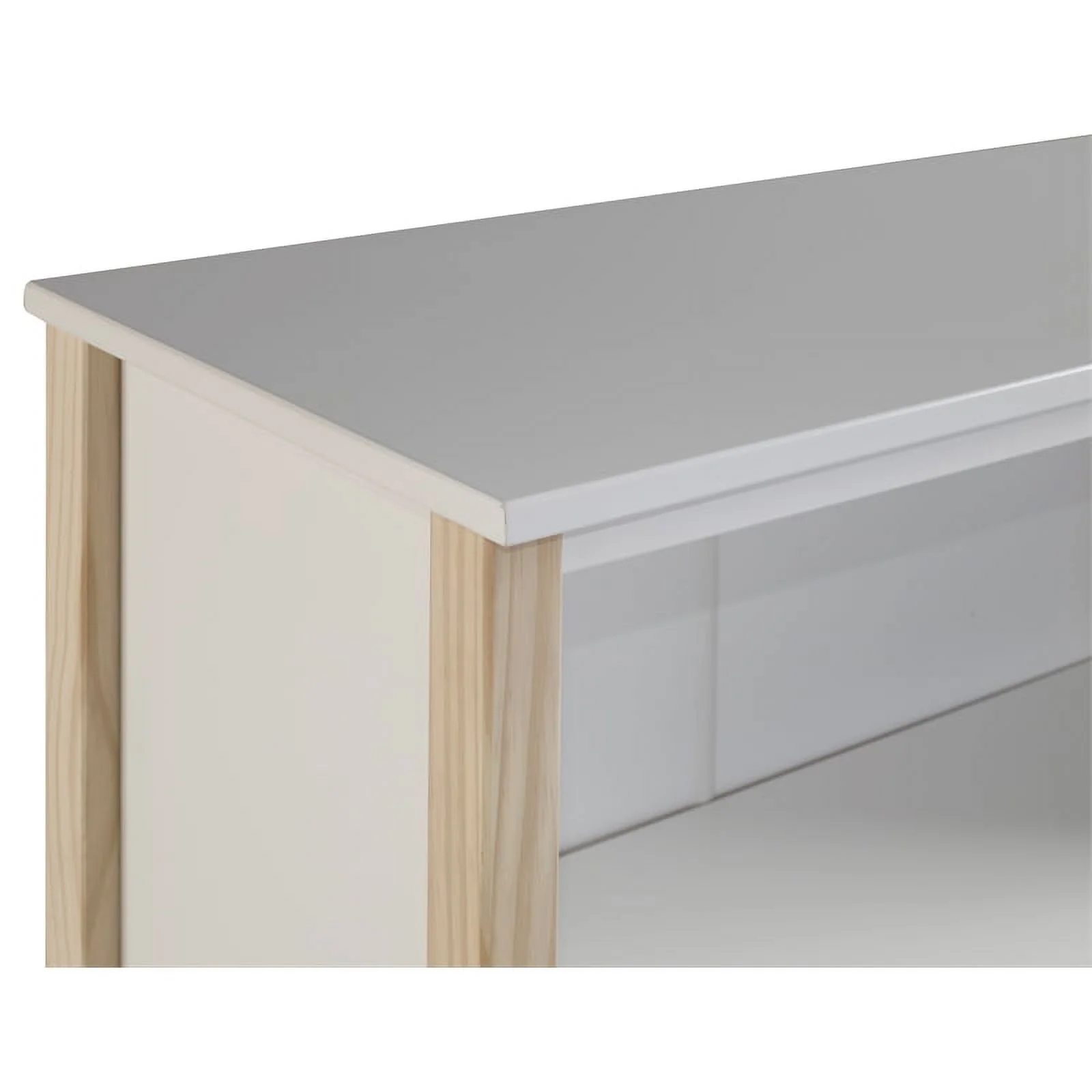 Home Square 3-Piece Set with Bookcase & 4 Drawer Chest & Twin House Bed