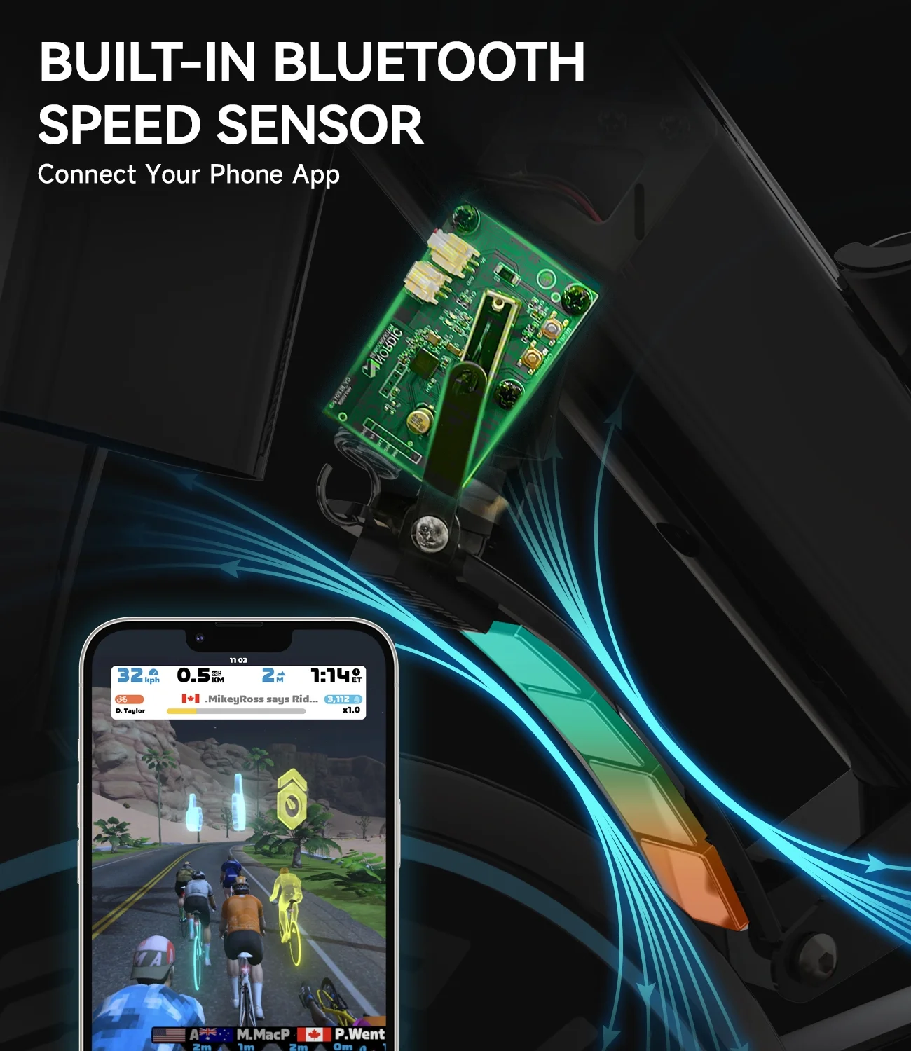 Pooboo Exercise Bike Belt Driven Indoor Cycling Bike Commercial Standard Stationary Bike with 44lbs Flywheel 350lbs