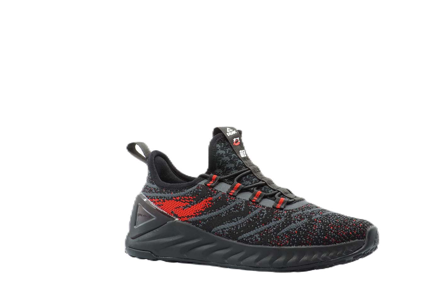 [EK9450] Kids Youth Peak Taichi 1.0 Plus Black Melange Running Shoes - 5.5 - (Youth)