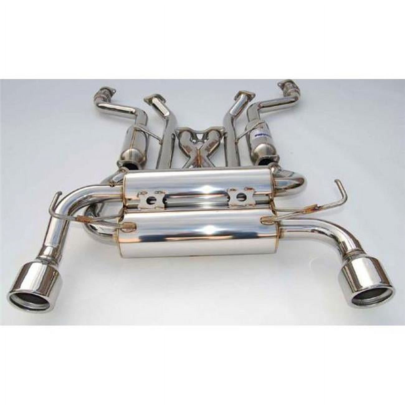 Rolled Stainless Steel Tip Cat-back Exhaust for 2003-2006 Infiniti G35 Coupe Gemini