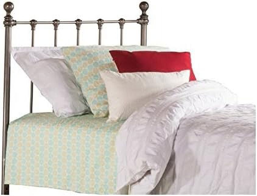 Metal Duo Spindle Headboard In Black