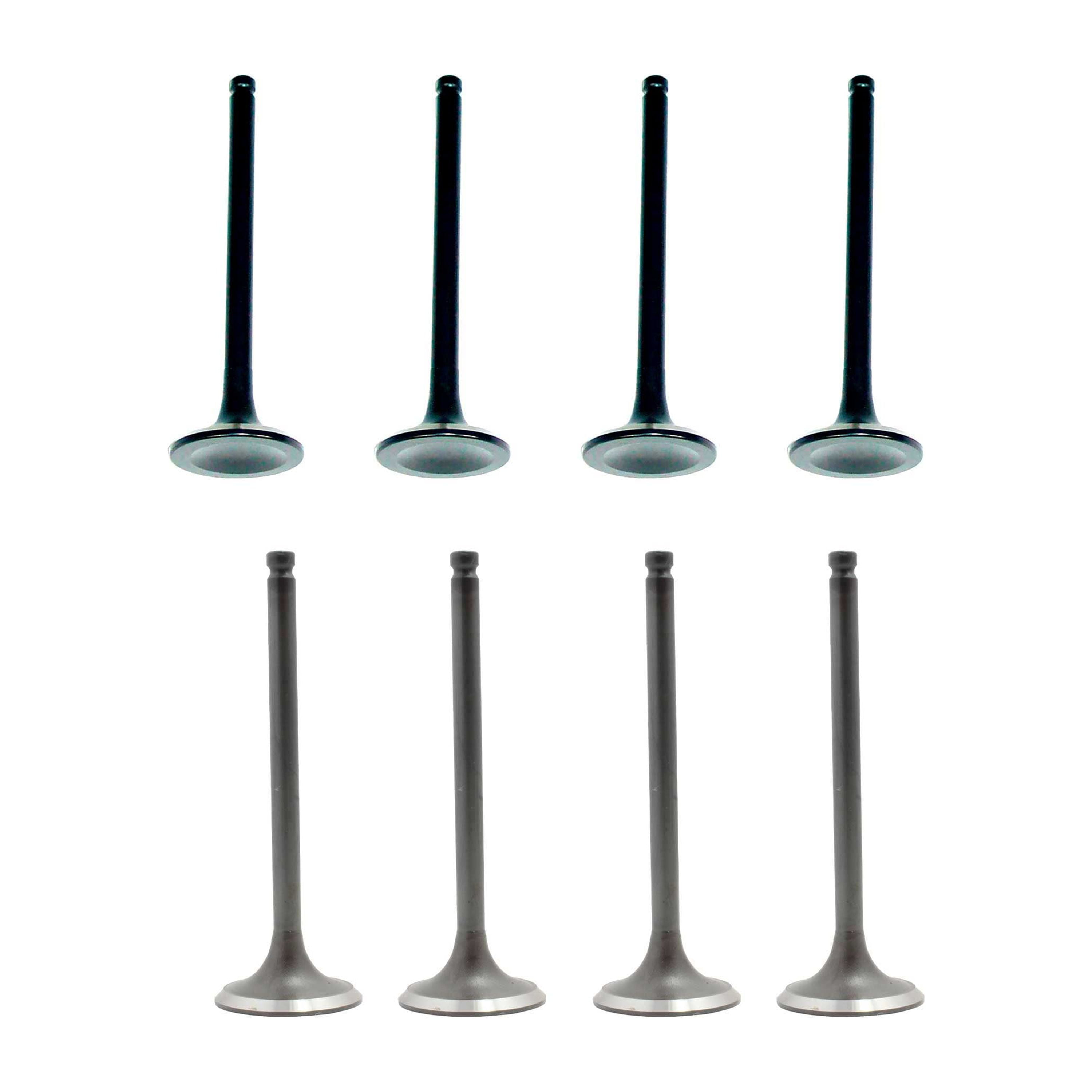 DNJ VK8100 Exhaust Intake Valve Kit Fits Cars & Trucks 1979 to 1990 Dodge, Hyundai, Mitsubishi, Plymouth L4 1.4L, 1.5L SOHC 8V EV100 X4 IV100 X4