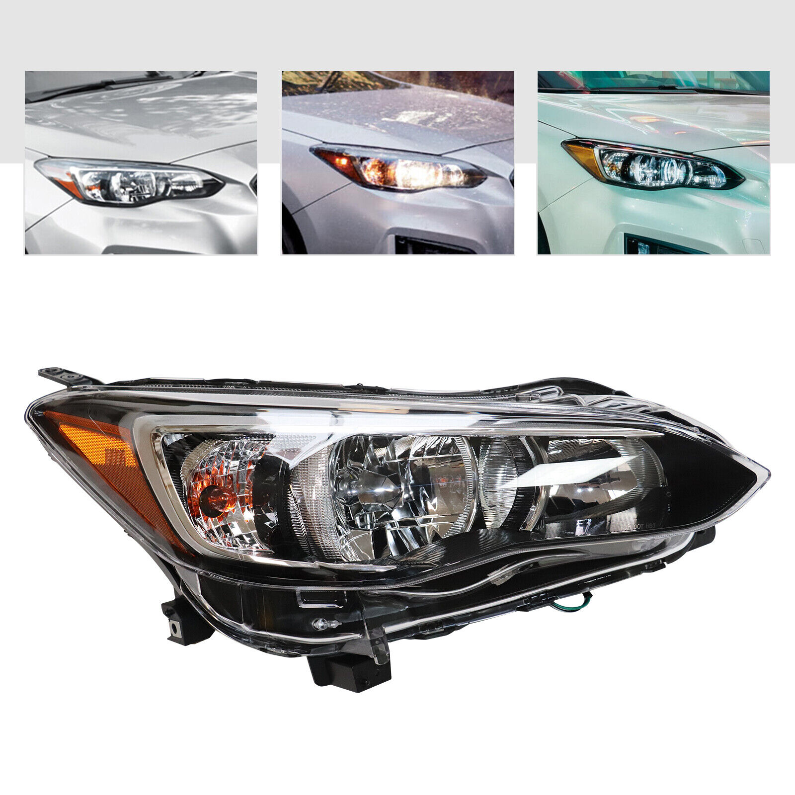New Headlight Passenger Head light Headlamp Right Side for Subaru Impreza 2017-2020 84001FL01A
