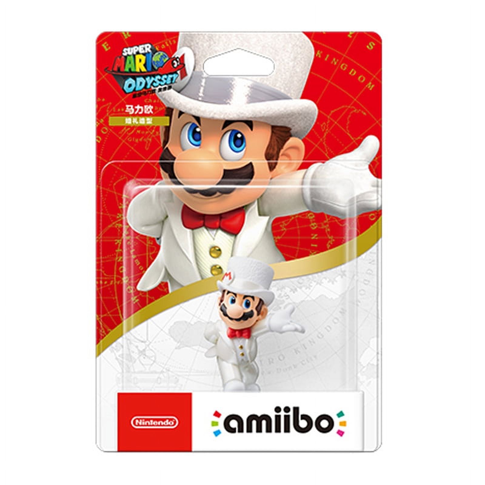 Amiibo Nintendo Super Mario Odyssey Mario Wedding Outfit (Chinese Version, can be used in United States)