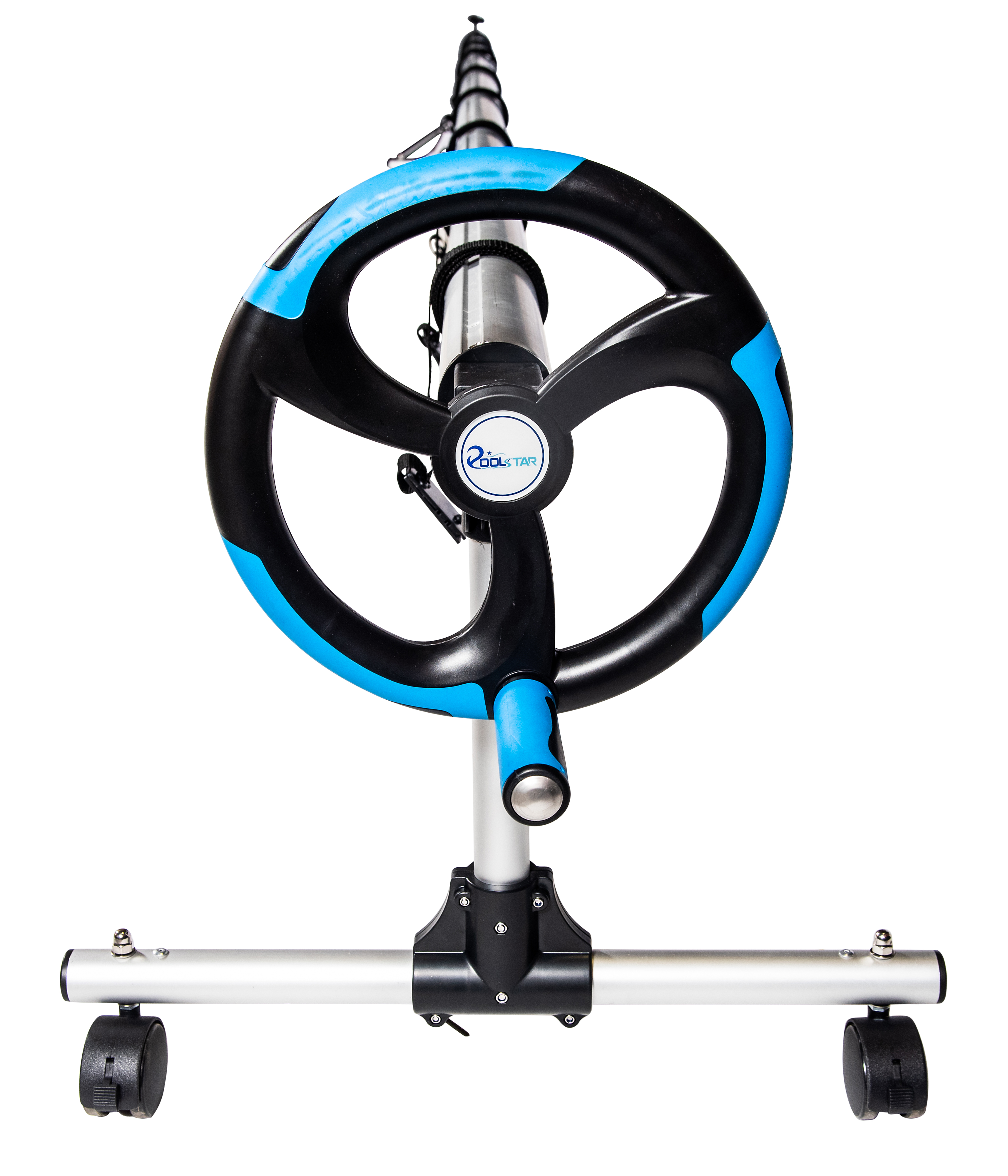 In-Ground Pool Solar Cover Aluminum Reel with Telescopic Tube and Wheels - 18ft