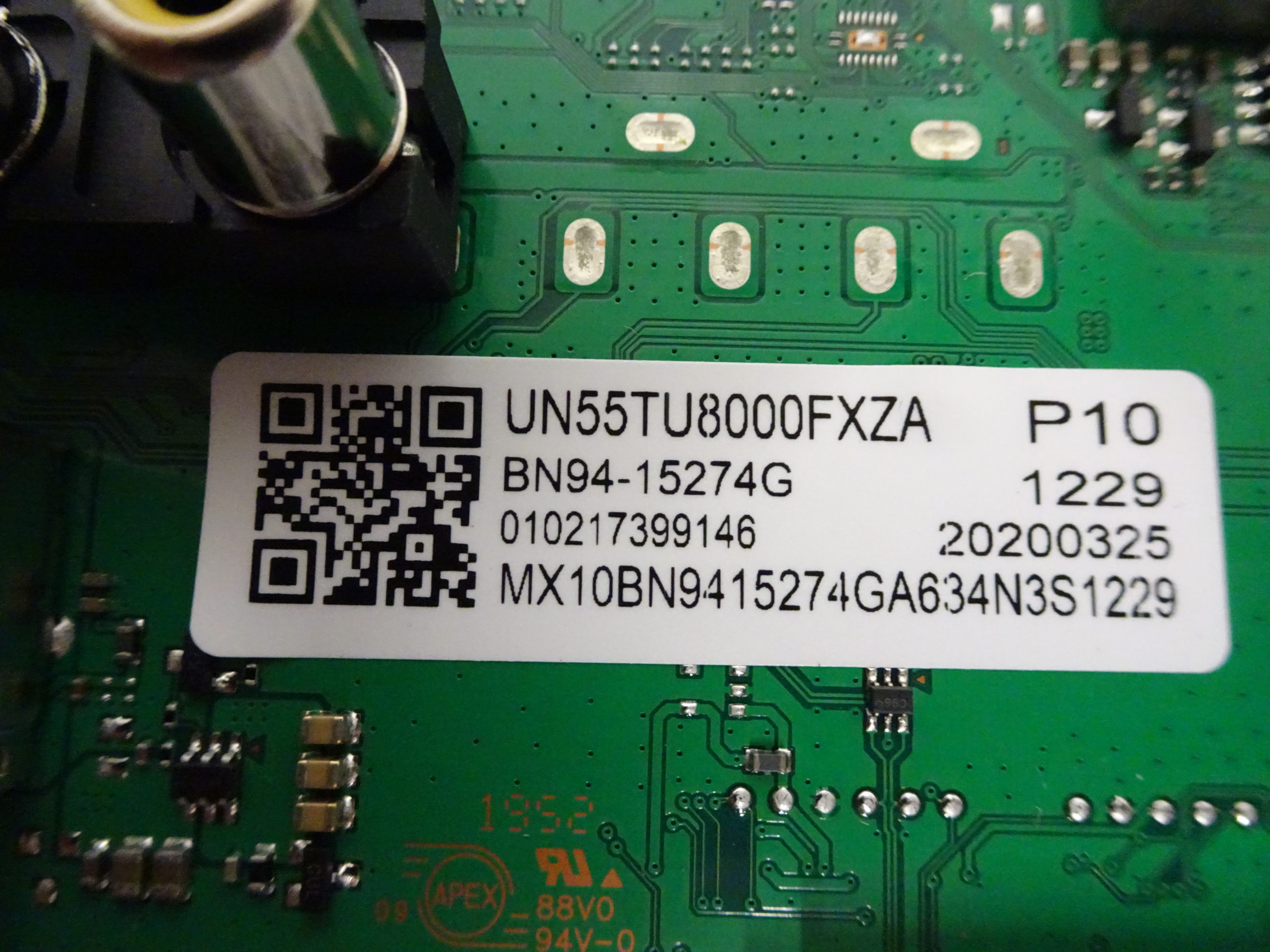 Samsung UN55TU8000FXZA Main Board (BN97-16662X) BN94-15274G