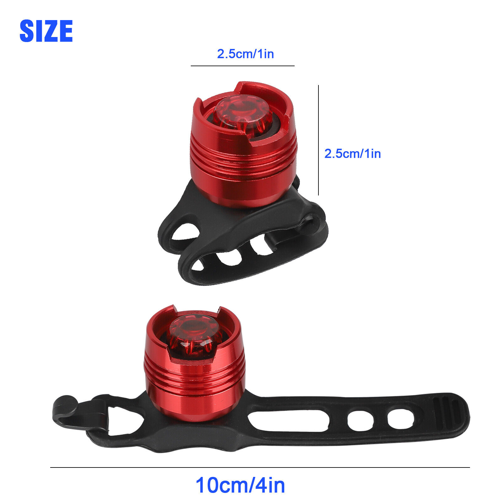 LED Bicycle Cycling Tail Light Bike Rear Warning Safety Lamp Waterproof 3Modes