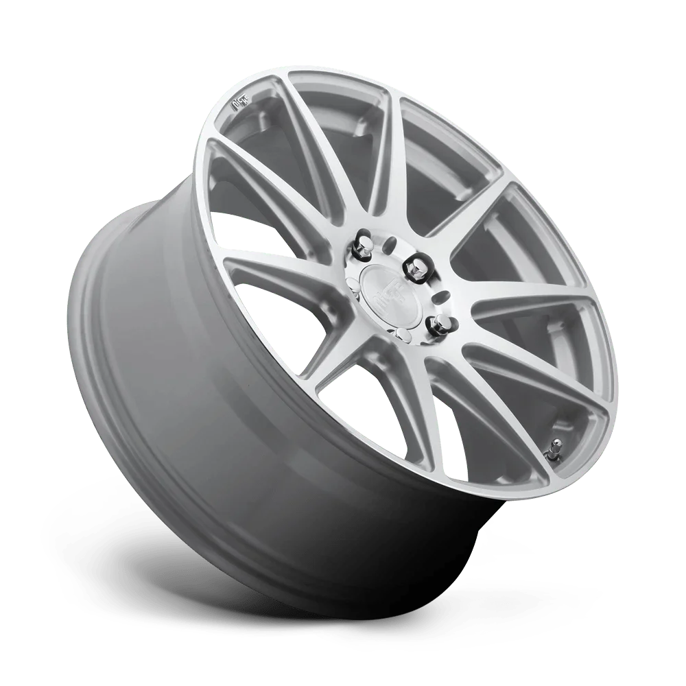 Niche M146 Essen 18X8 5X112 42Et 66.06Cb Gloss Silver Machined Wheel