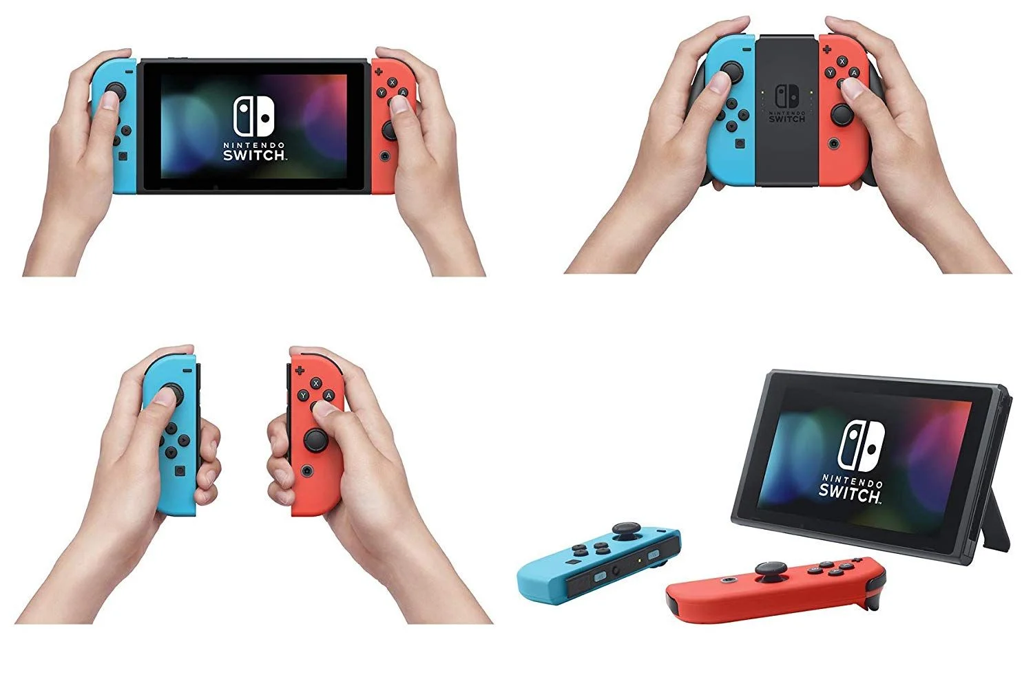 Nintendo Switch Zelda The Legend of Zelda Breath of Wild Bundle: 32GB Nintendo Switch Console with Neon Red and Blue Joy-Con, 128GB SD Card w/ Card Reader, and The Legend of Zelda: Breath of The Wild