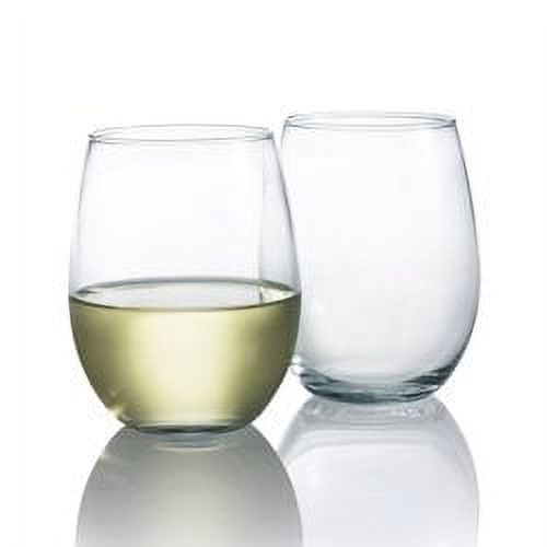 Luminarc 15 oz. Cachet Clear Stemless Wine Glass 12 Piece Set