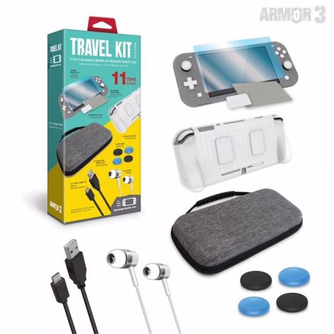 Hyperkin  Armor3 Travel Kit for Nintendo Switch Lite