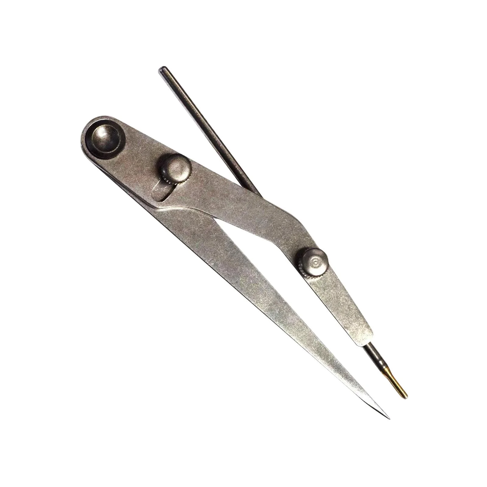 Leather Wing Divider Edge Adjustable Divider Leather Compass Adjustable Compass High Polished Hand Stitching for Woodworking Marking