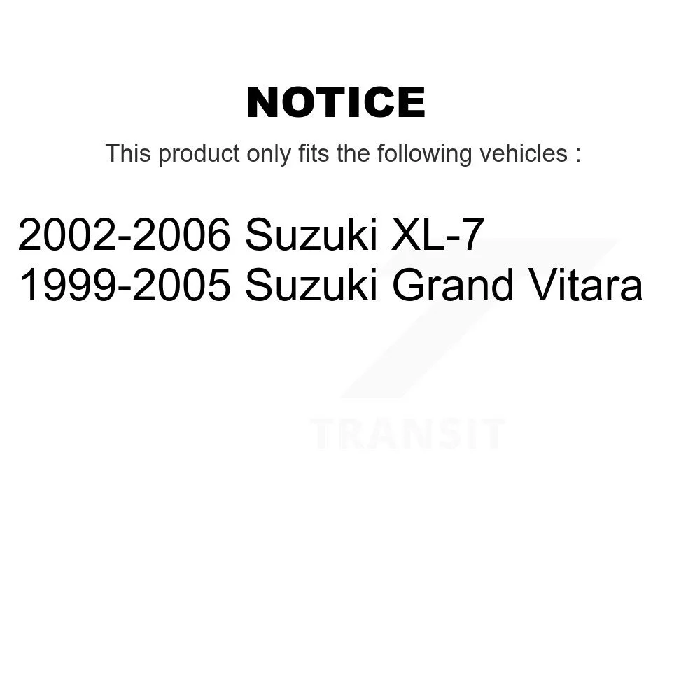 Transit Auto - Front Steering Tie Rod End & Boot Kit For Suzuki XL-7 Grand Vitara KTB-100824