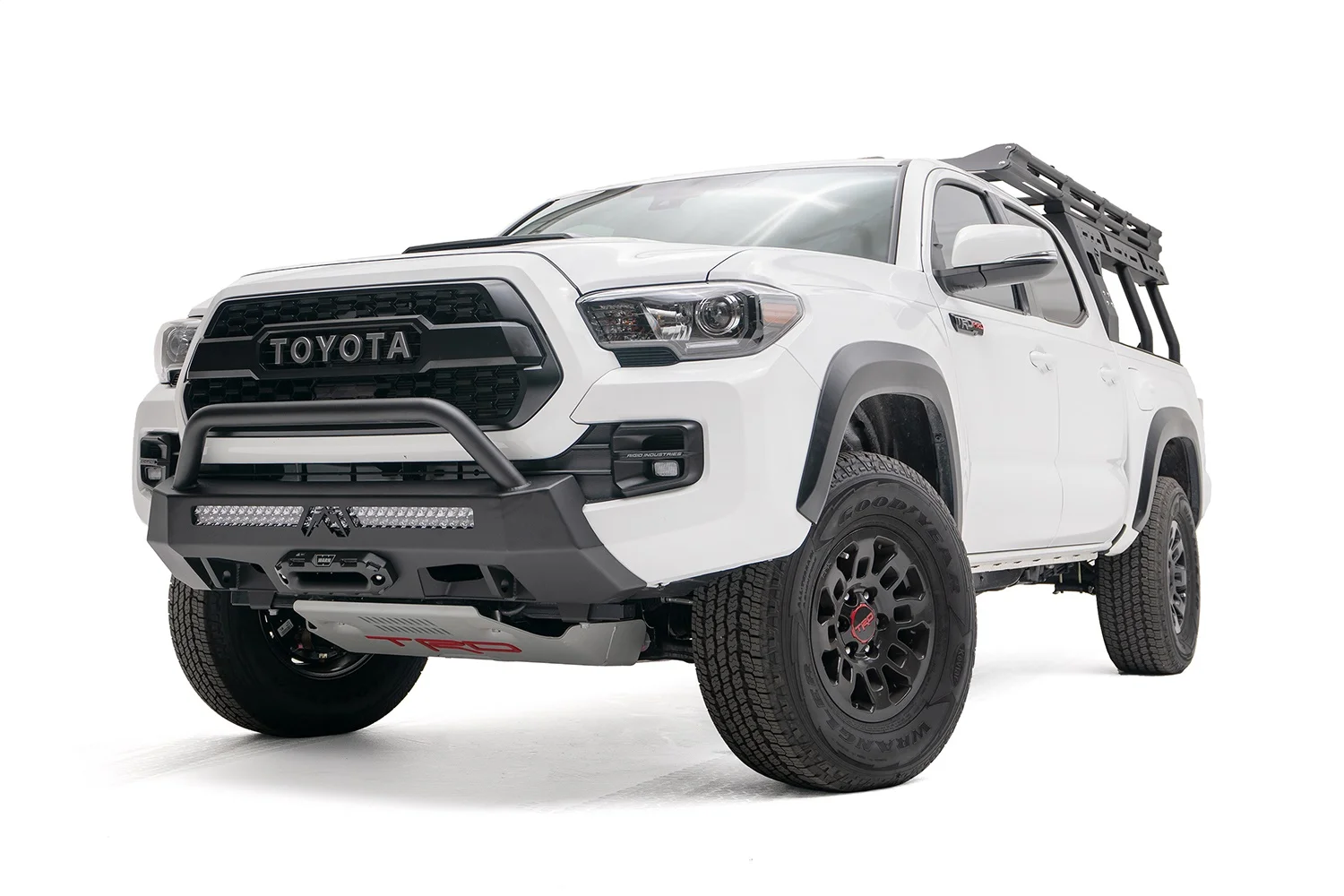 16-19 TACOMA WINCH MOUNT PRE-RUNNER GUARD MATTE BLACK Fits select: 2016-2023 TOYOTA TACOMA