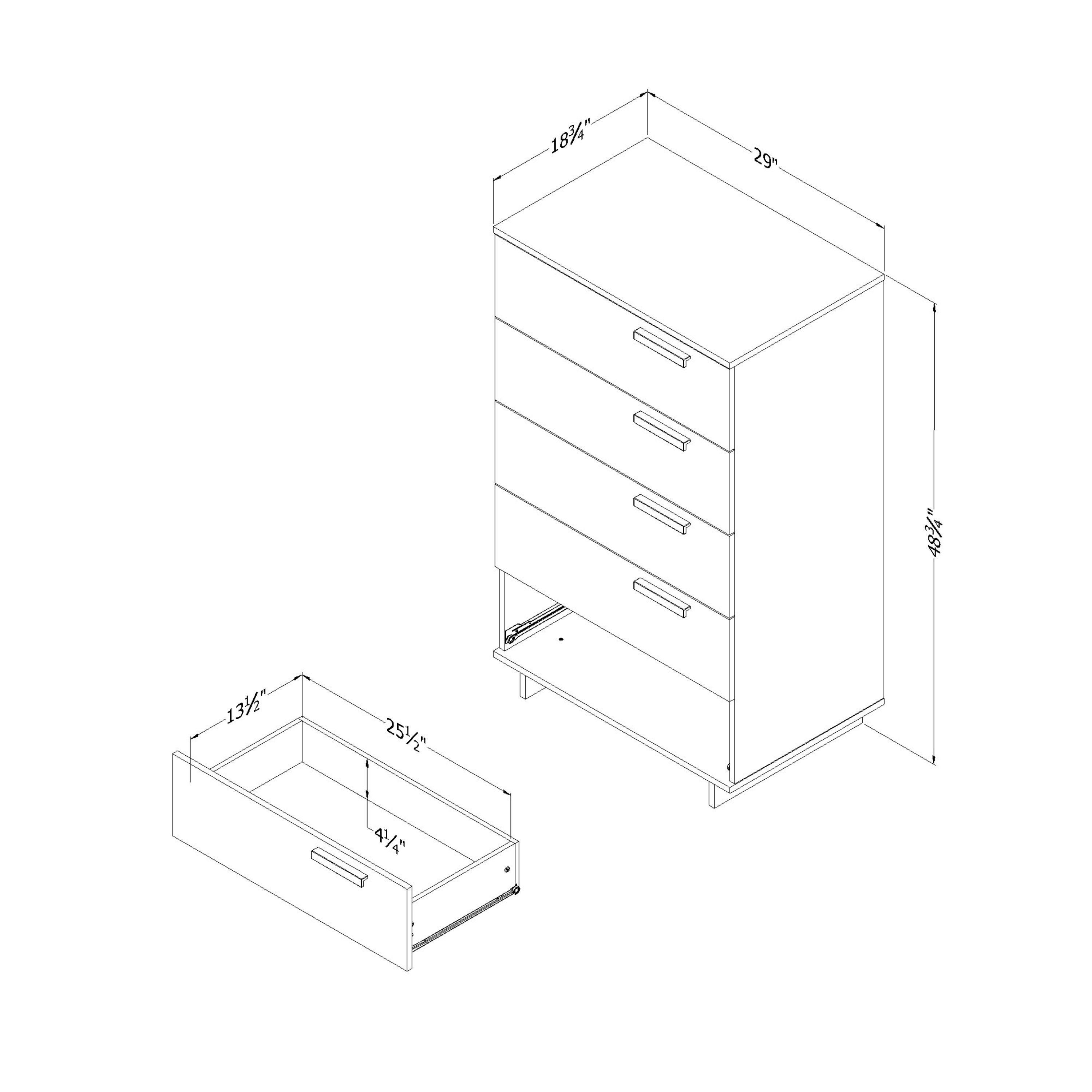 South Shore Cavalleri, Scandinavian Chest,  Brown