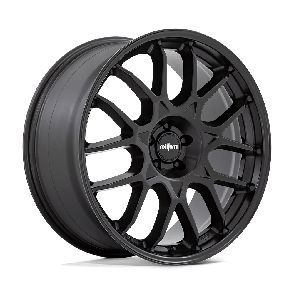 Rotiform 1PC Cast Aluminum Rim R195 22X12 5X112 MT-BLK 35MM, R195222044+35D