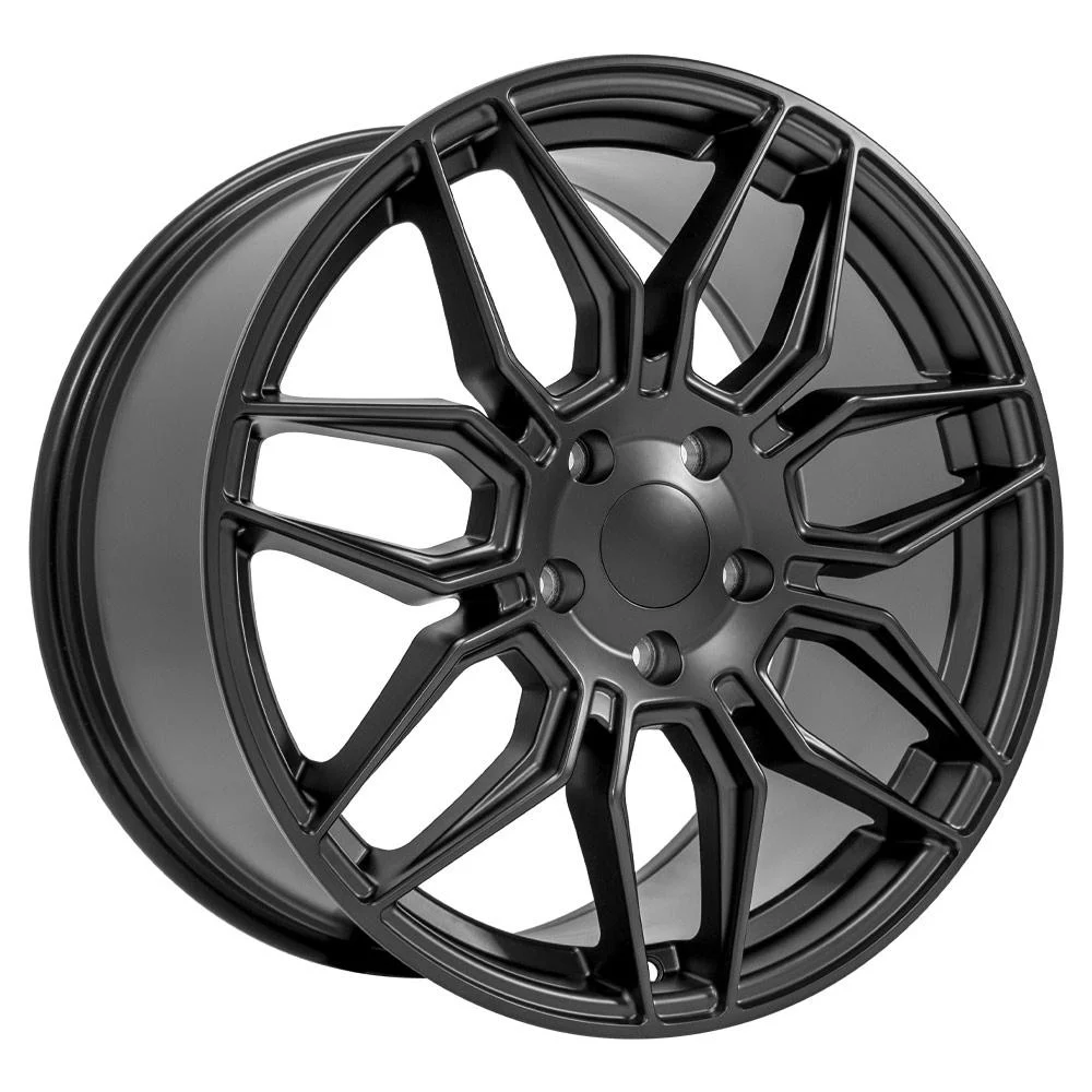 19 inch Replica Wheel Rim fits Chevrolet C7 Corvette - CV03C Satin Black 19x10