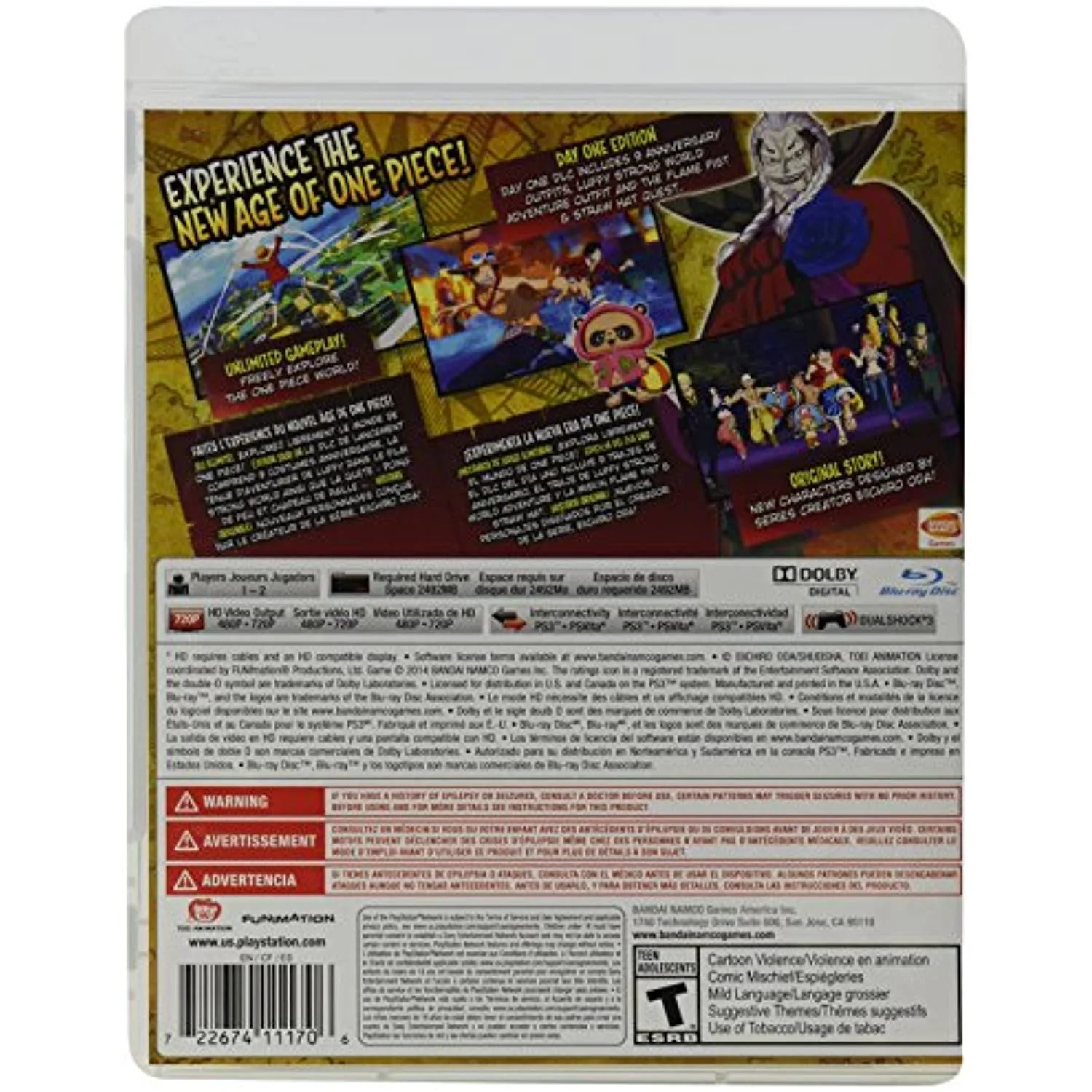 One Piece Unlimited World Red: Day 1 Edition - Playstation 3