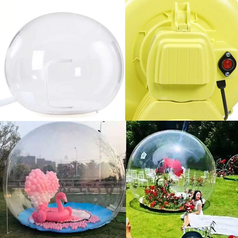 MONIPA Inflatable Bubble Igloo Tent Transparent Dome with Blower 2M for Advertising Event, Exhibition, Promotion Show