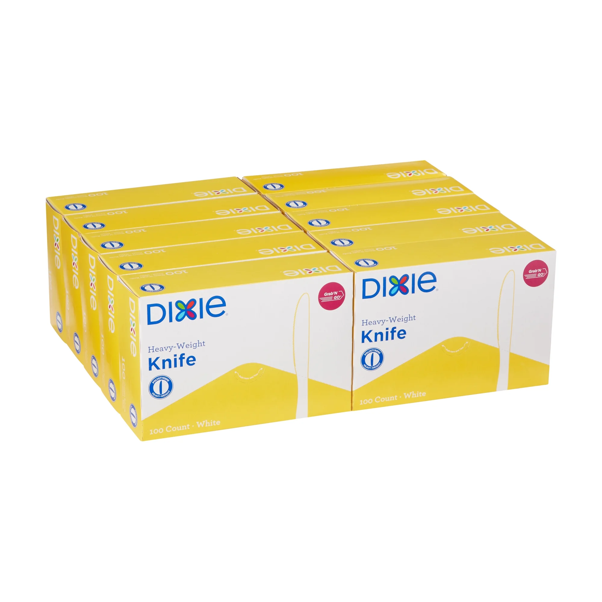 Dixie Heavy-weight Plastic Knives, KH207, 1,000 per Case