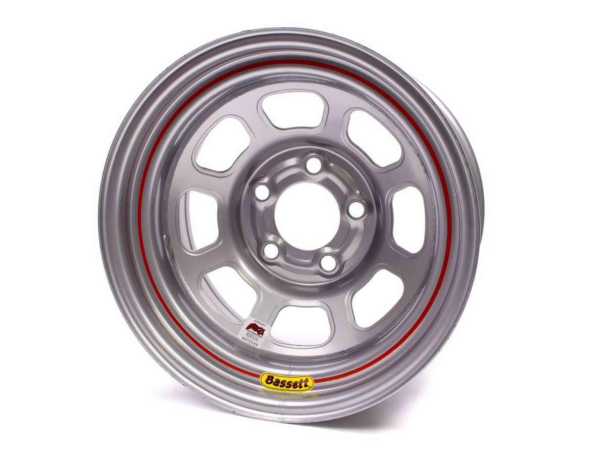 15X8 Imca Wheel D Hole Silver 5X5