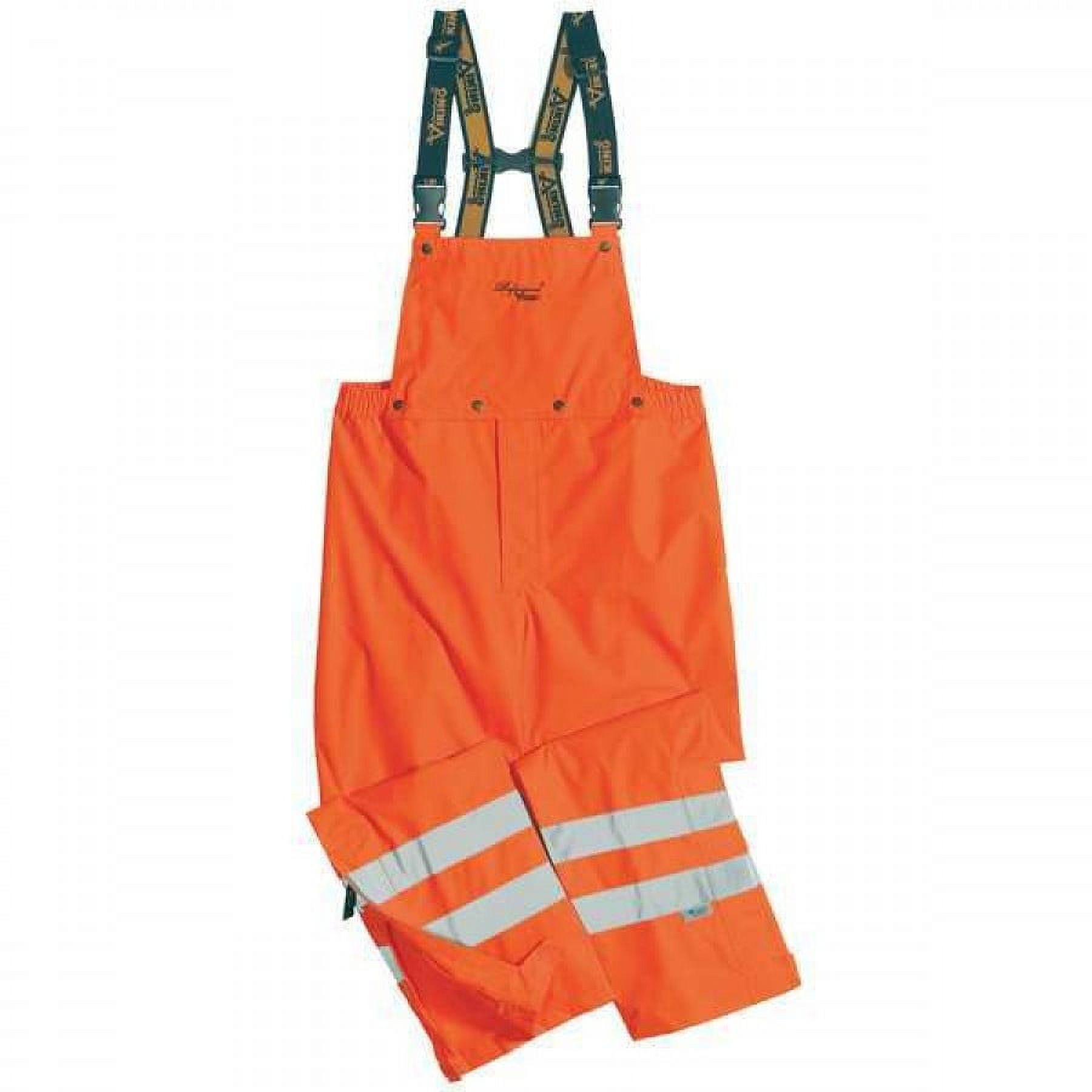Viking Rain Bib Overall,Class E,Orange,2XL  D6329PO-XXL